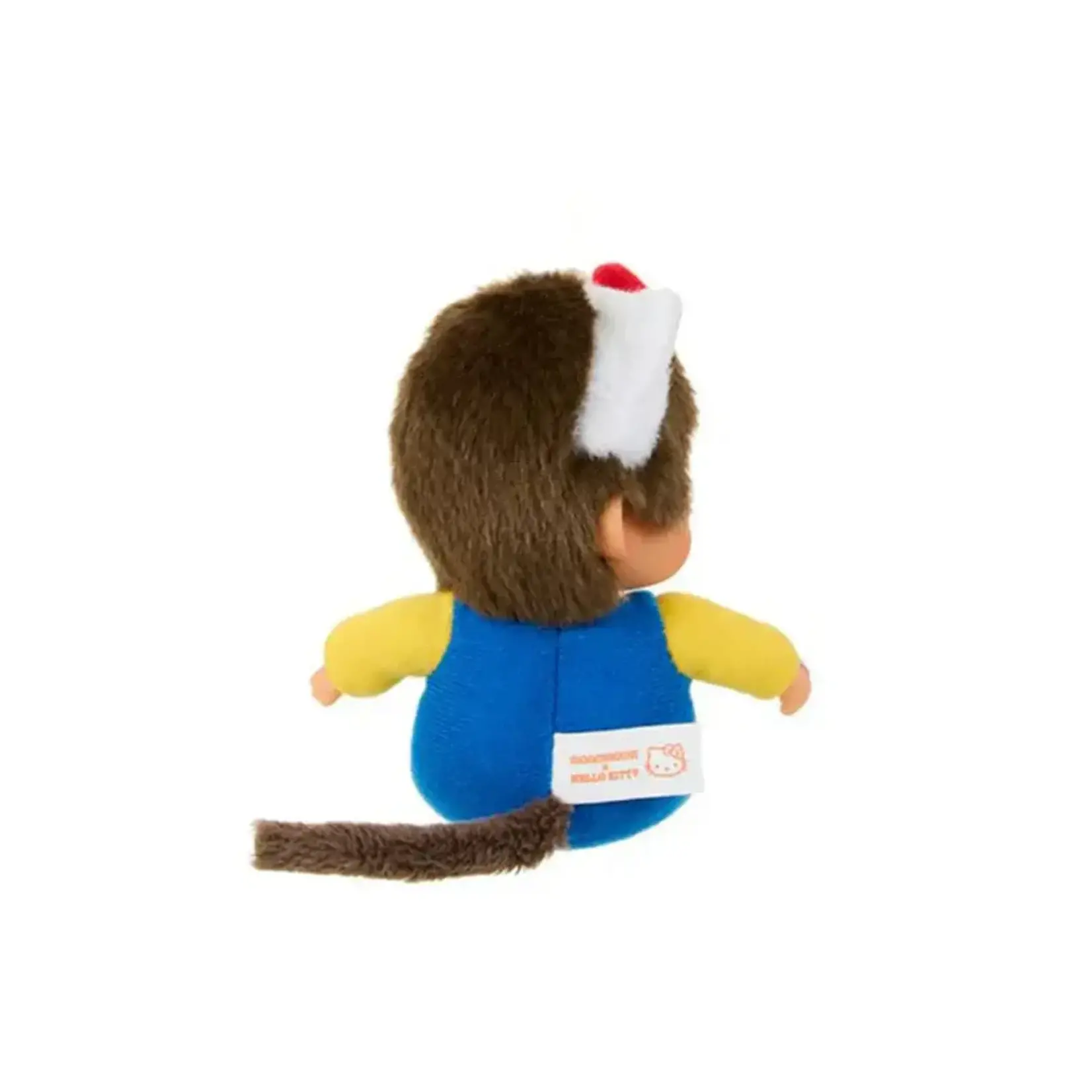 Sekiguchi Monchhichi x Hello Kitty Big Head 4.7" Plush Keychain 205134