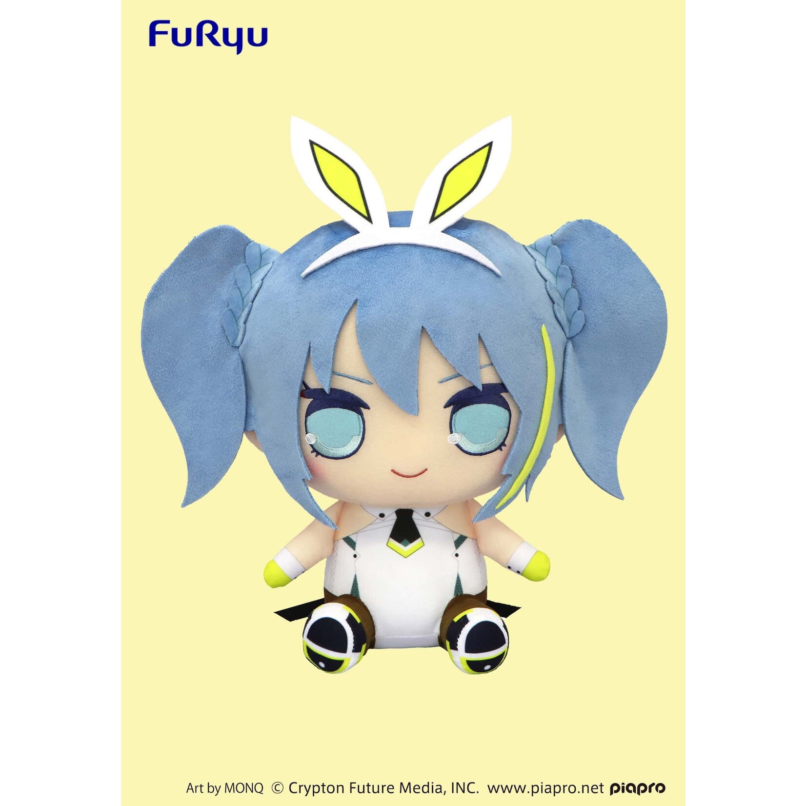 FuRyu Hatsune Miku KYURUMARU 9.8" Plush Toy (Sporty Rabbit ver.) AMU-SHP2311-CI