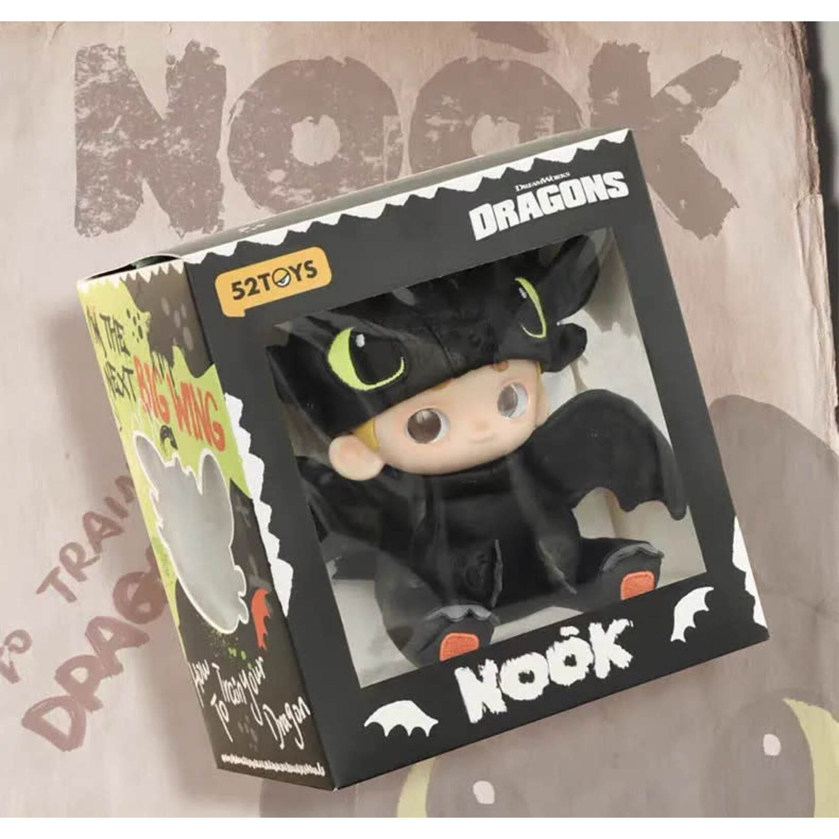 52Toys Nook x Toothless Dragon LIMITED EDITION Plush