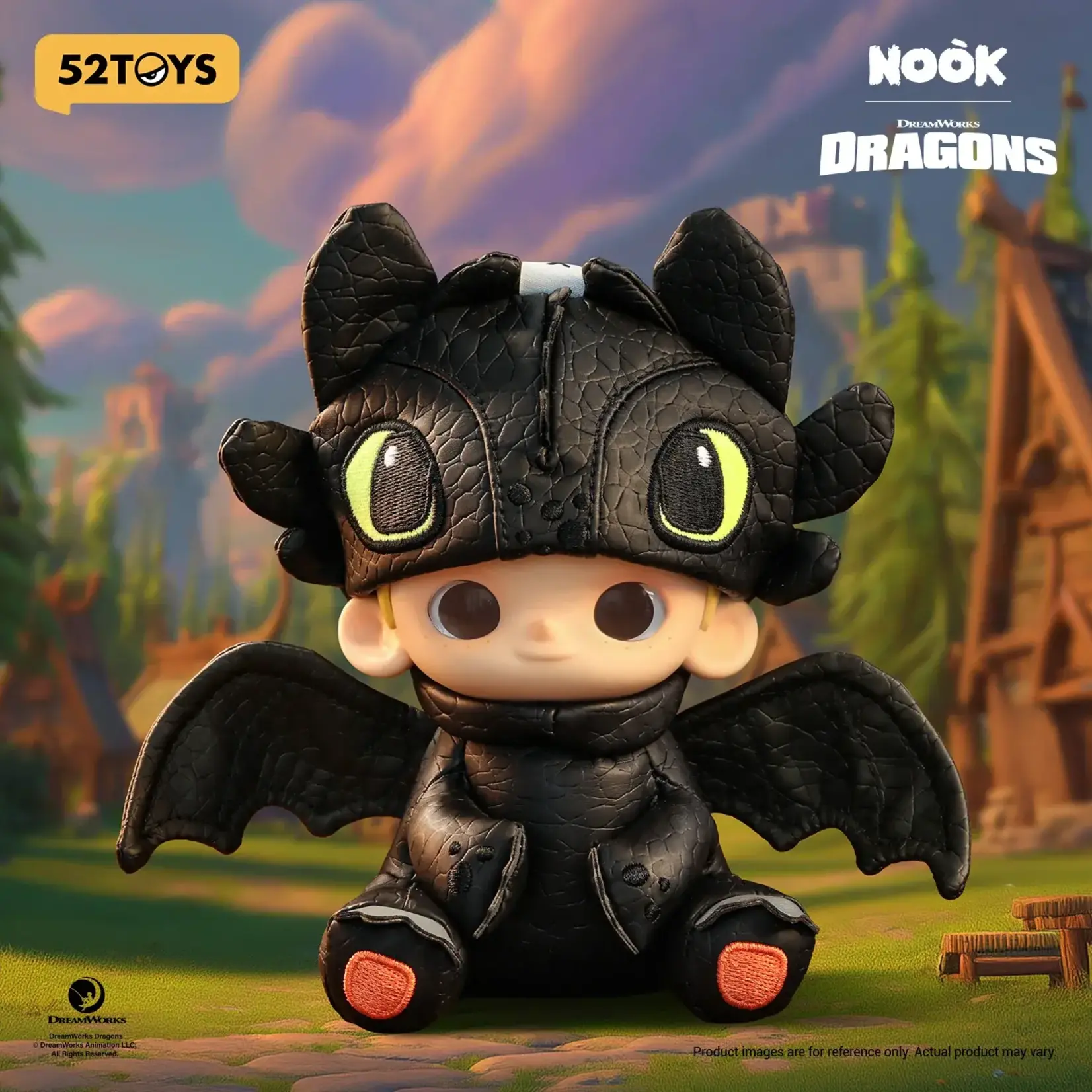 52Toys Nook x Toothless Dragon LIMITED EDITION Plush