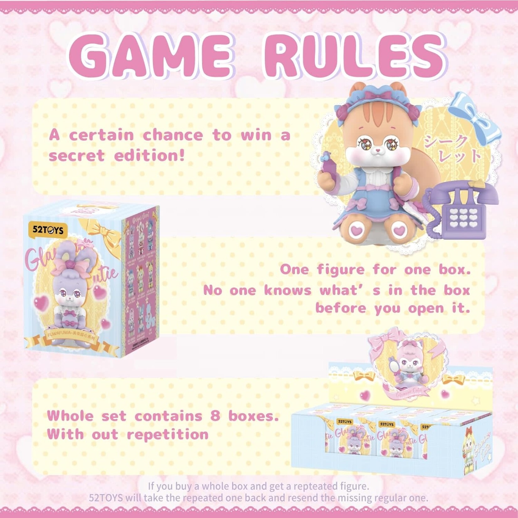 52Toys Blind Box - FuwaFuwa Glamor Cuties