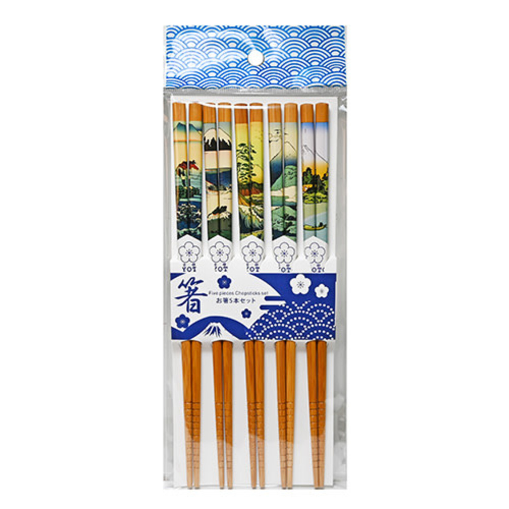 Scenes of Mt. Fuji Chopsticks Set - CH190-S