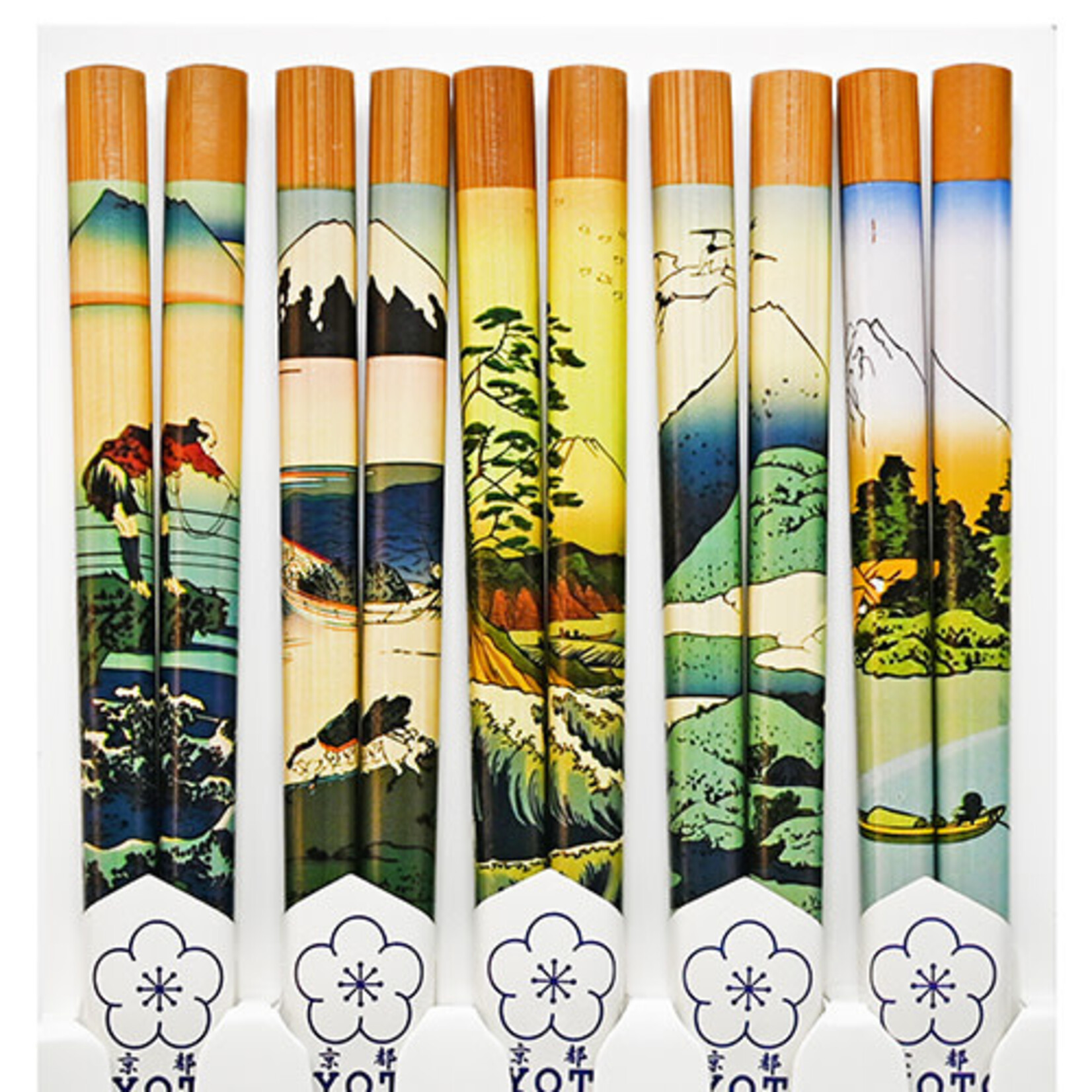 Scenes of Mt. Fuji Chopsticks Set - CH190-S