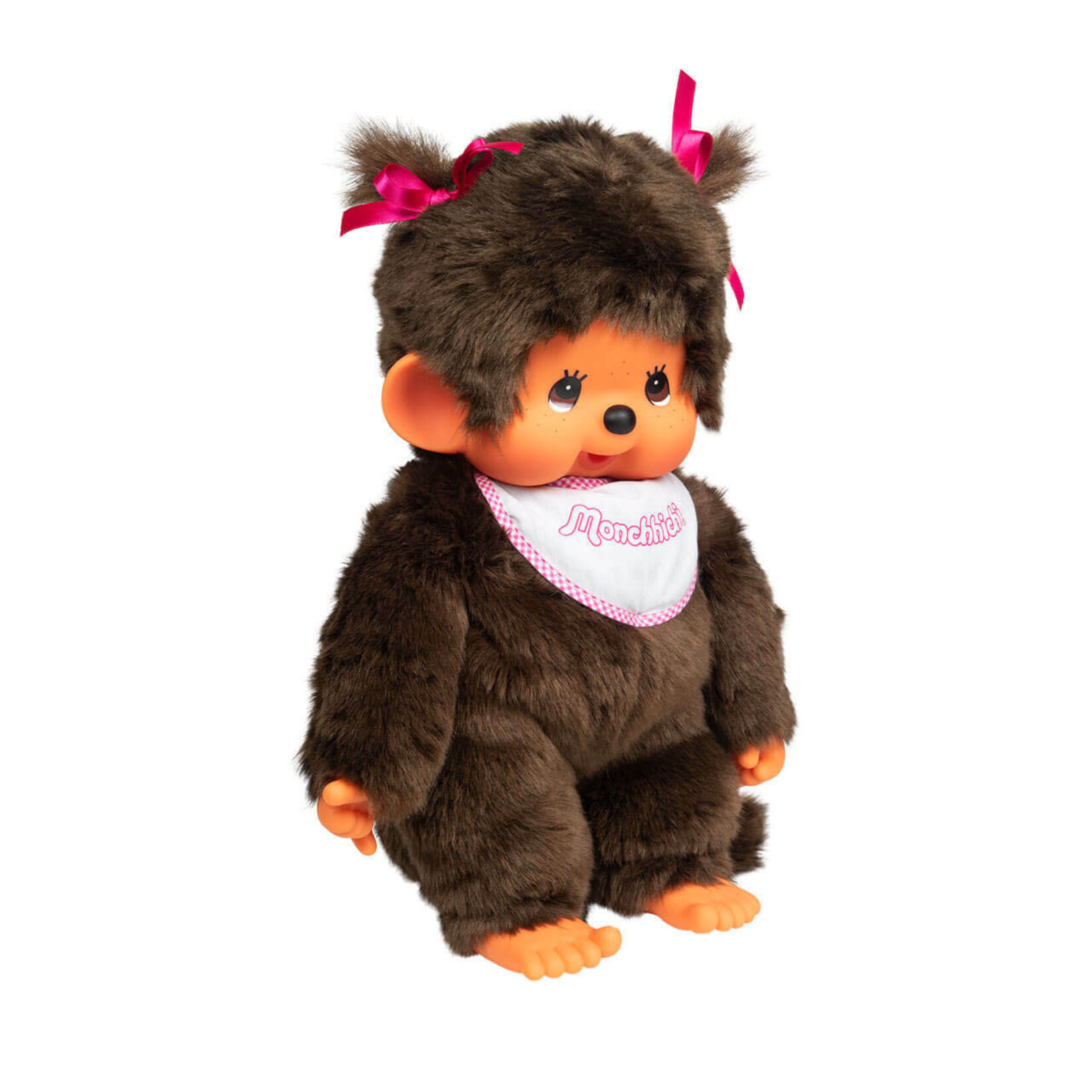 Monchhichi Classic Girl 18" Plush Toy - Red