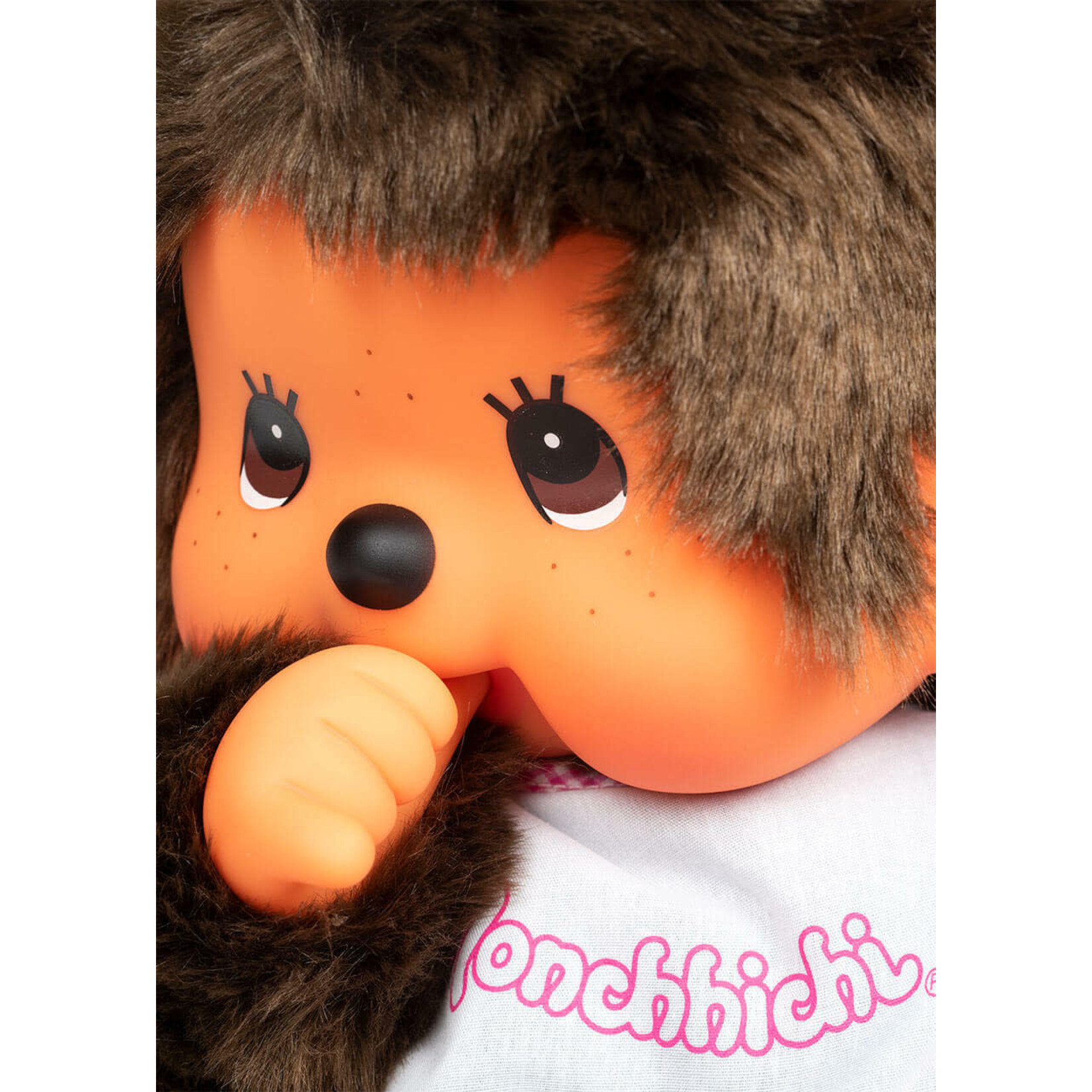 Monchhichi Classic Girl 18" Plush Toy - Red