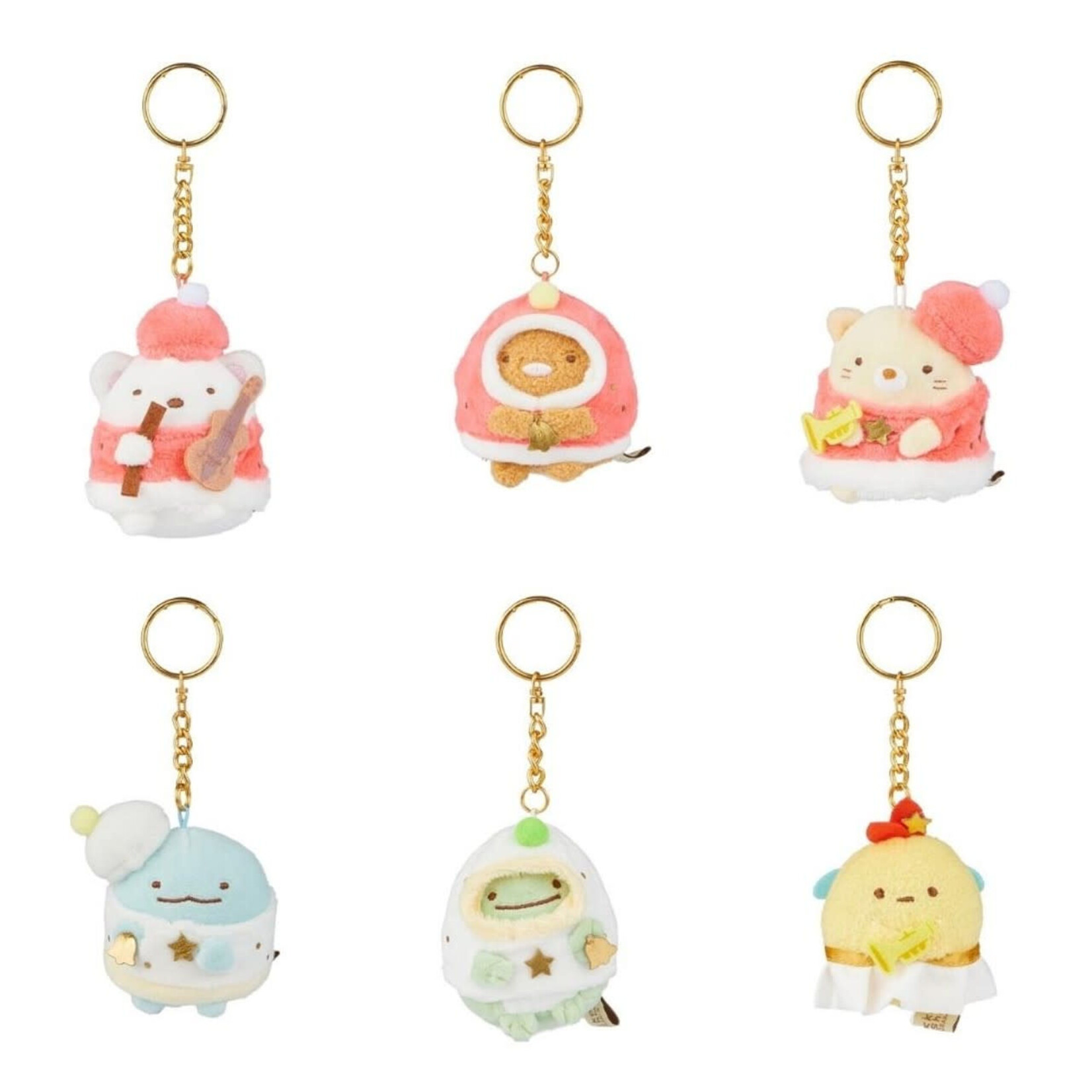 SAN-X Blind Box - Sumikkogurashi Musical Christmas Keychain US20073