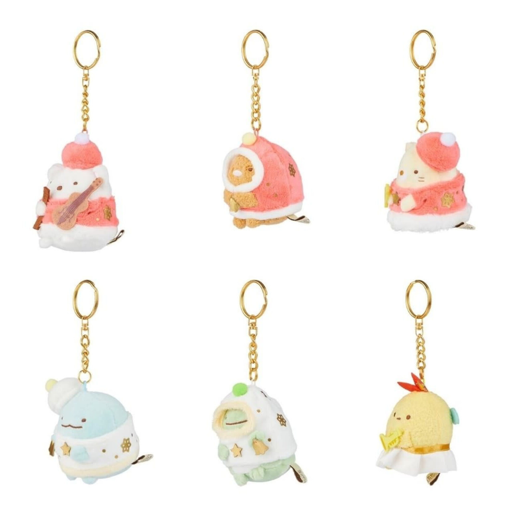 SAN-X Blind Box - Sumikkogurashi Musical Christmas Keychain US20073