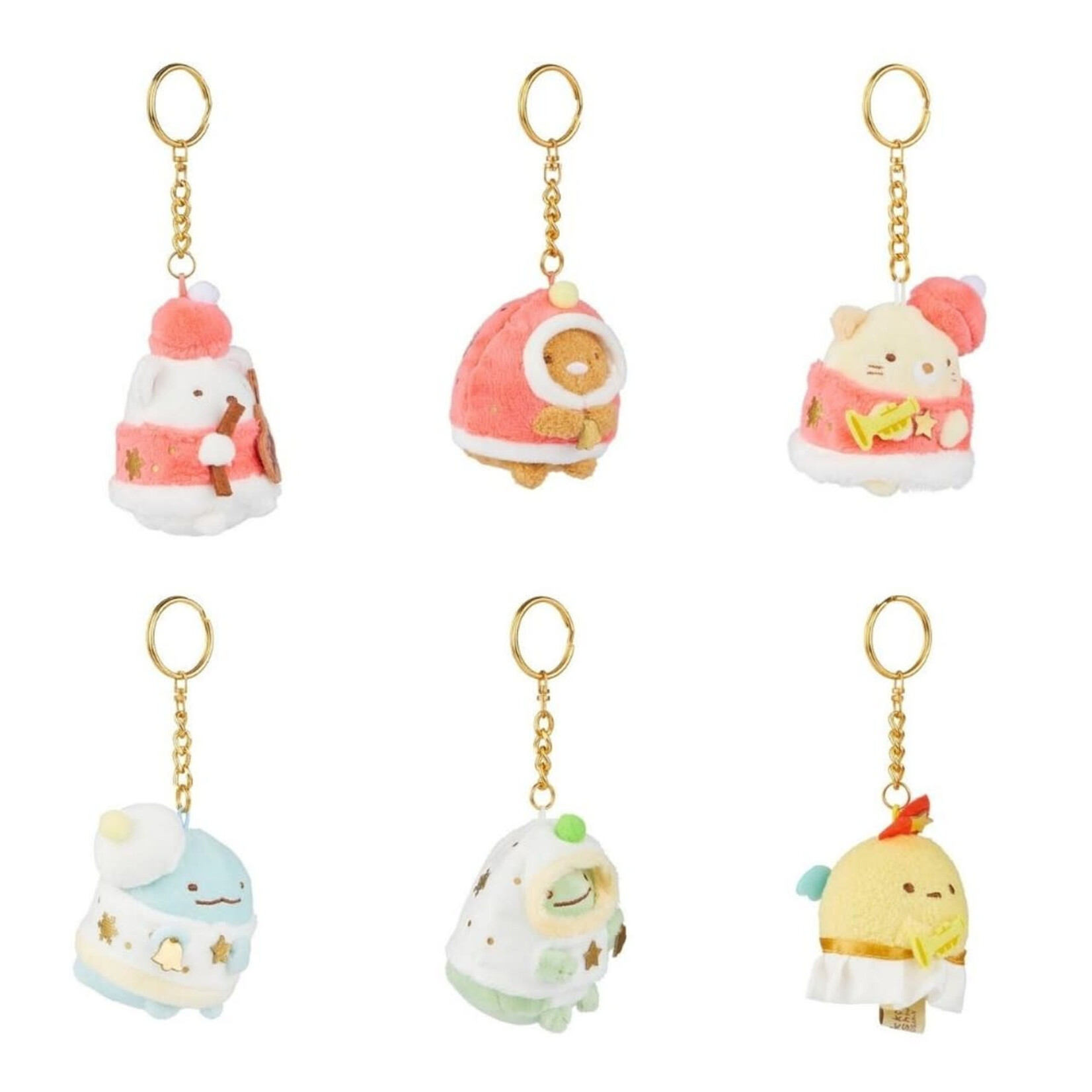 SAN-X Blind Box - Sumikkogurashi Musical Christmas Keychain US20073