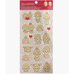 Sekiguchi Stickers - Monchhichi - Furry Flocked Sticker Sheets