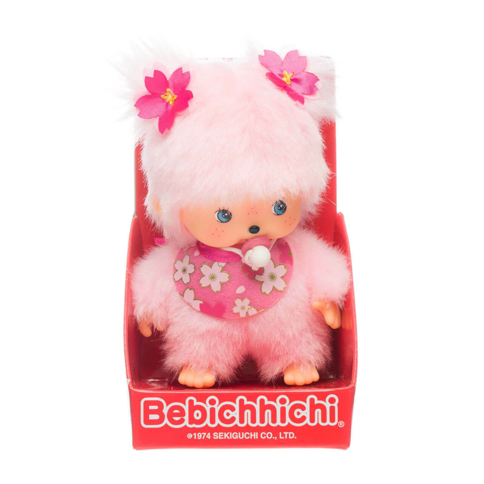 Sekiguchi Monchhichi Classic Bebichhichi Cherry Blossom 4.75" Mini Plush