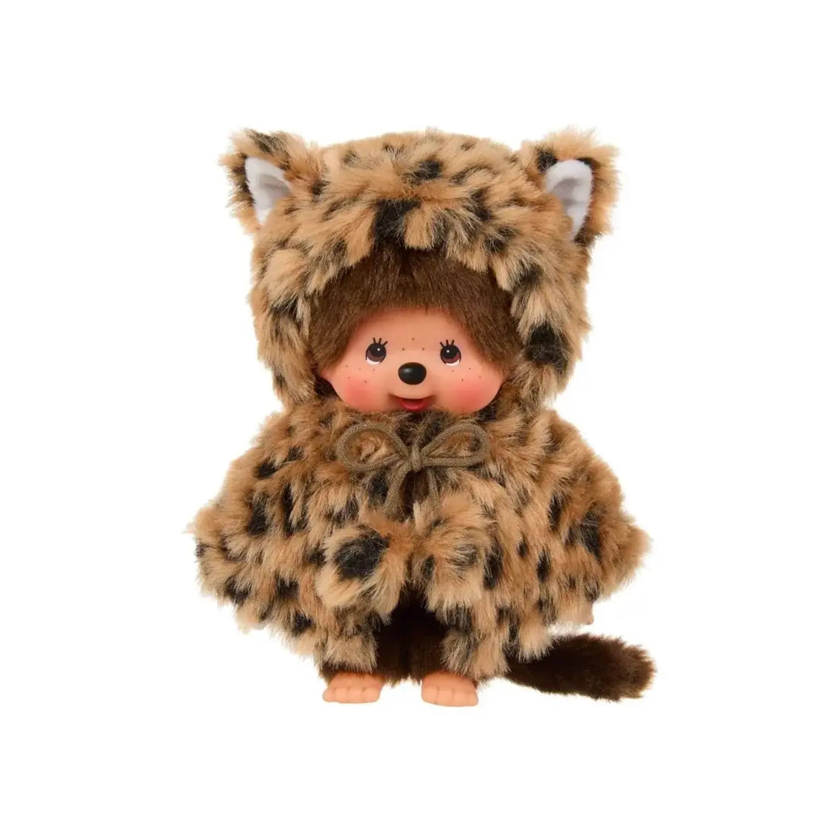 Sekiguchi Monchhichi Girl - Leopard Hood 8" Plush Toy