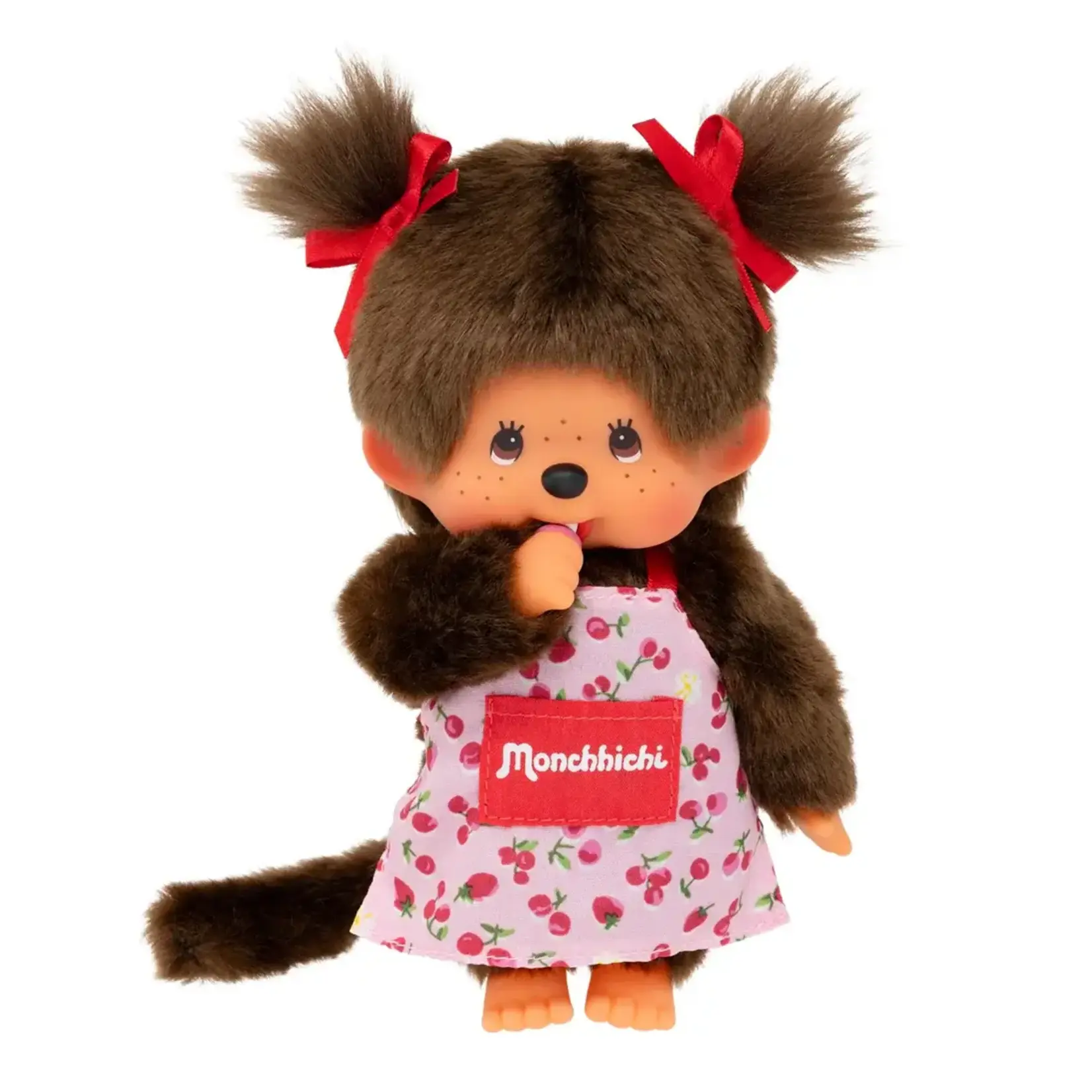 Sekiguchi Monchhichi Flower Apron Girl 8" Plush Toy