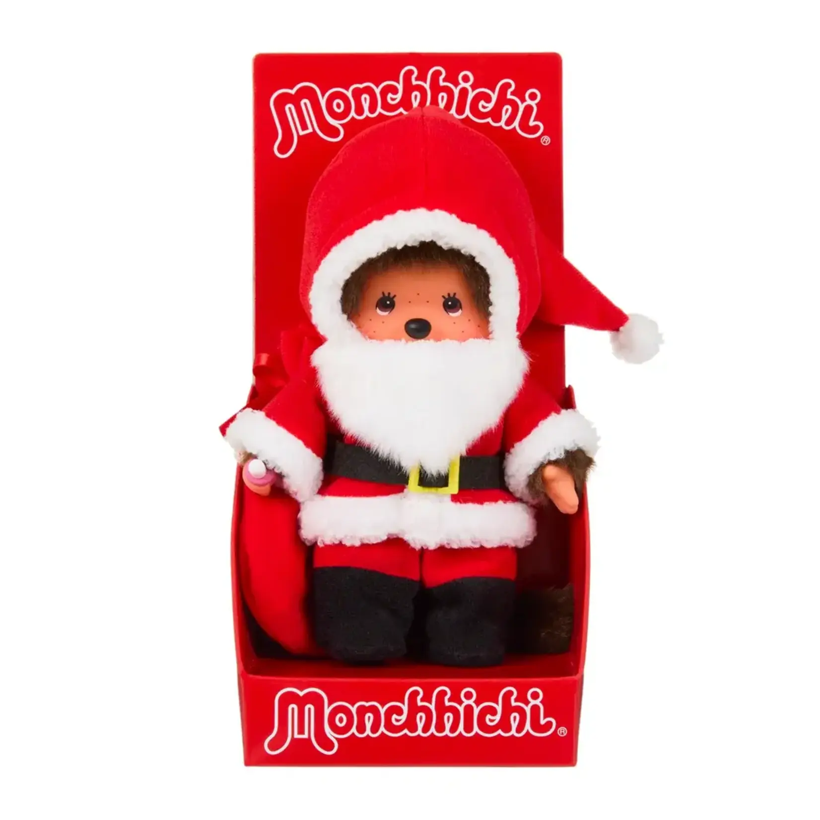 Sekiguchi Monchhichi FSanta Claus Boy 8" Plush Toy
