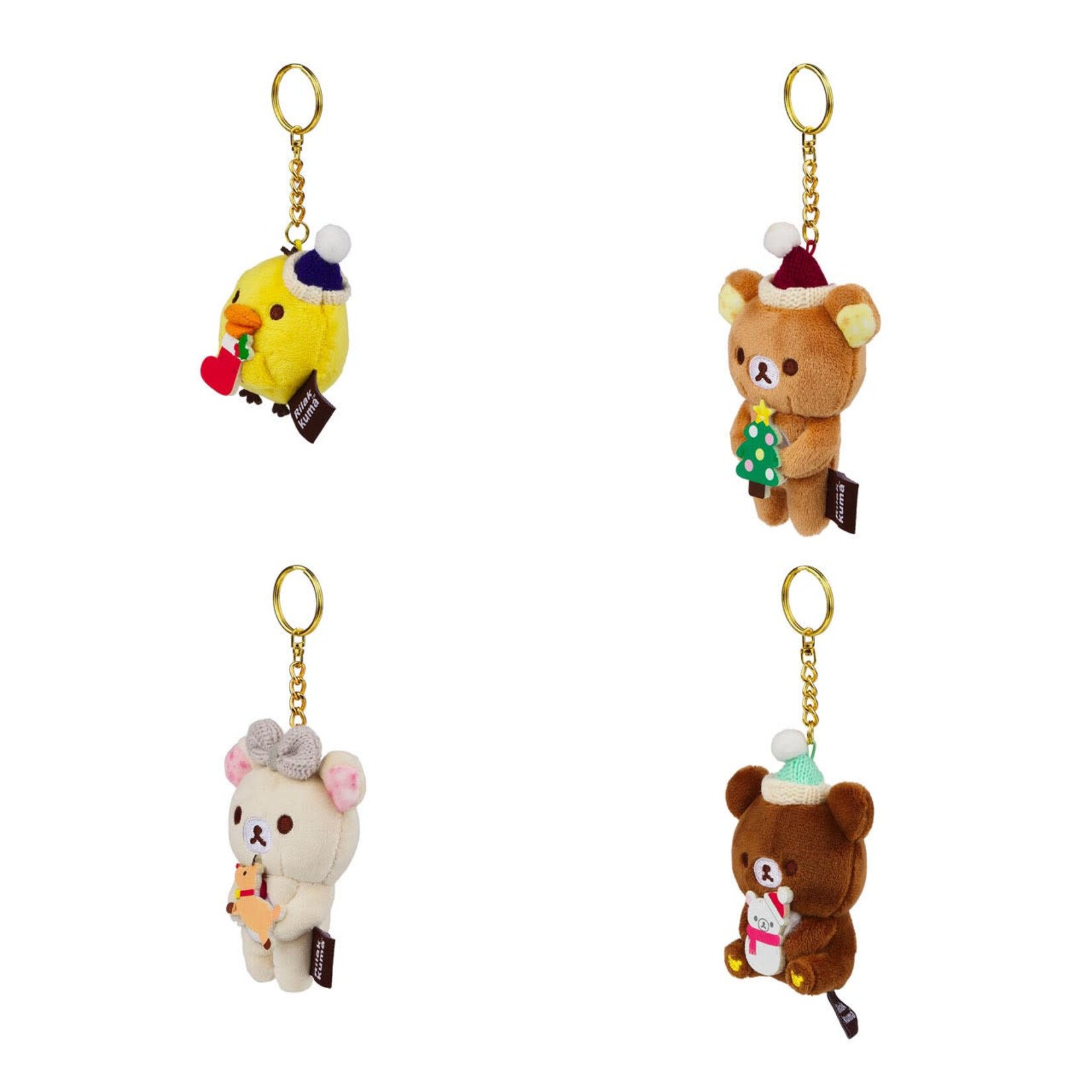 SAN-X Blind Box - Rilakkuma San-X Original Christmas Holiday Keychain US10301