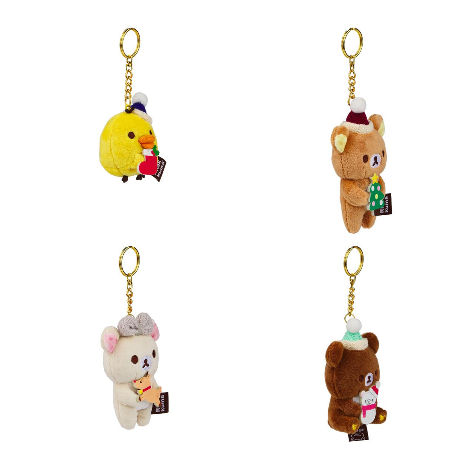 SAN-X Blind Box - Rilakkuma San-X Original Christmas Holiday Keychain US10301