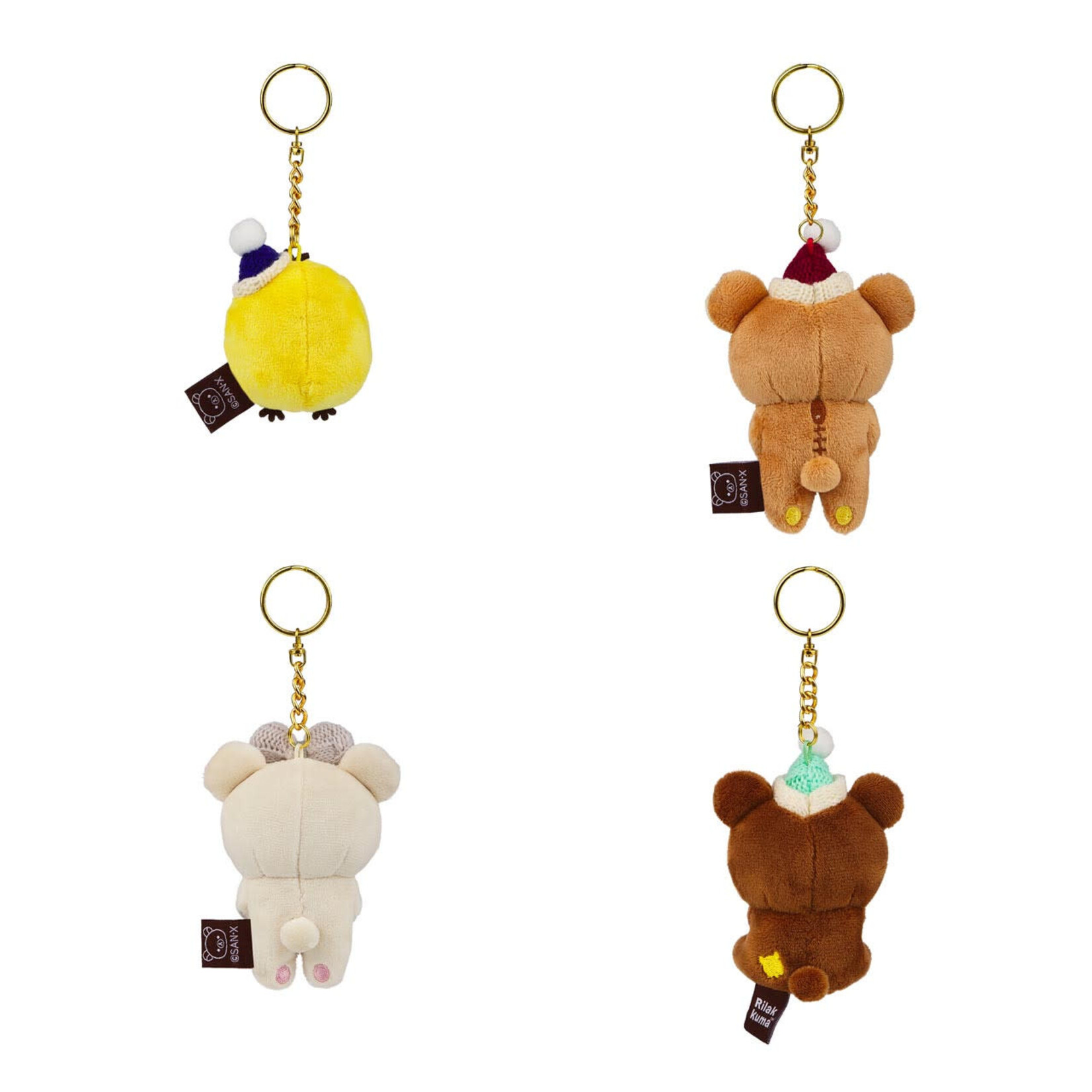 SAN-X Blind Box - Rilakkuma San-X Original Christmas Holiday Keychain US10301
