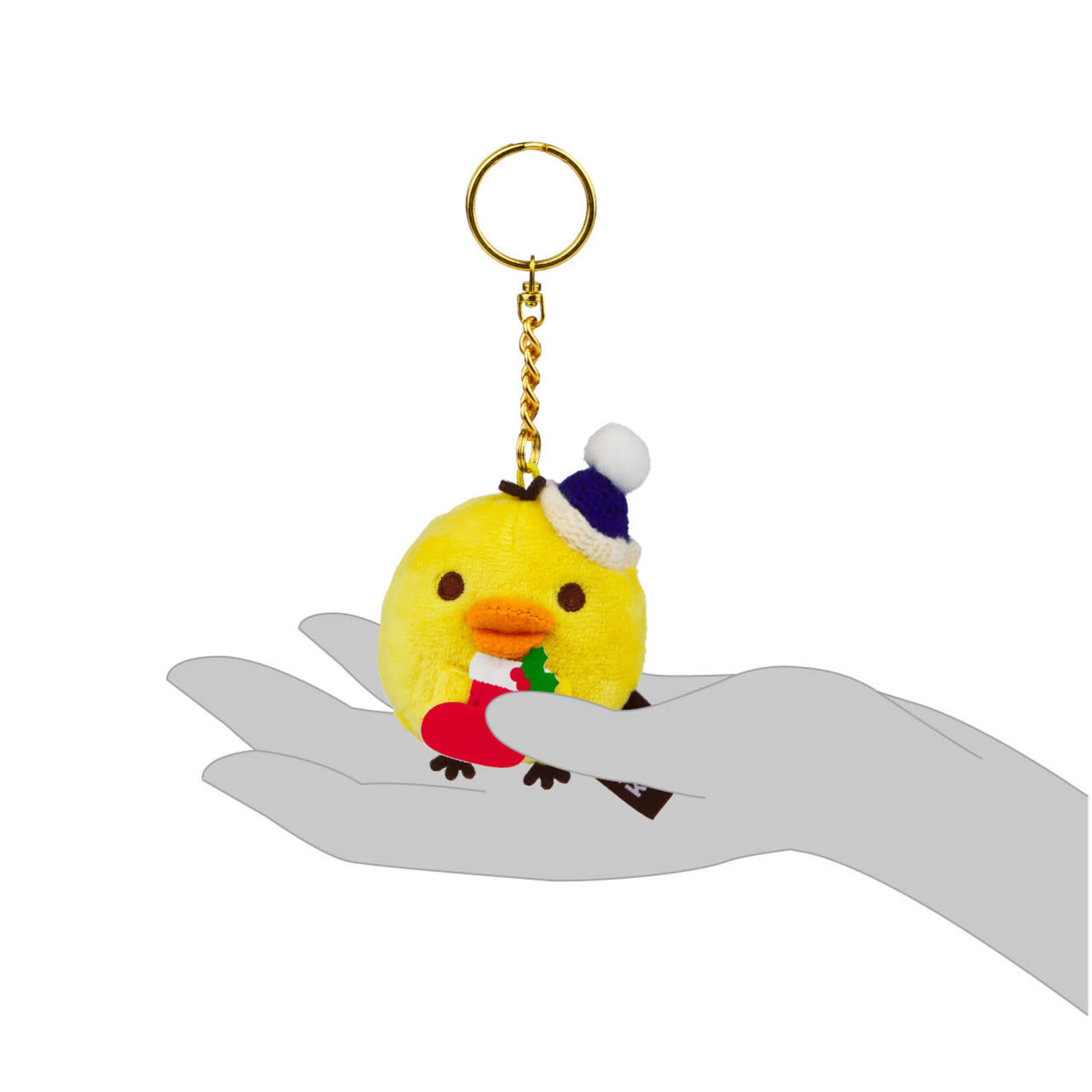 SAN-X Blind Box - Rilakkuma San-X Original Christmas Holiday Keychain US10301