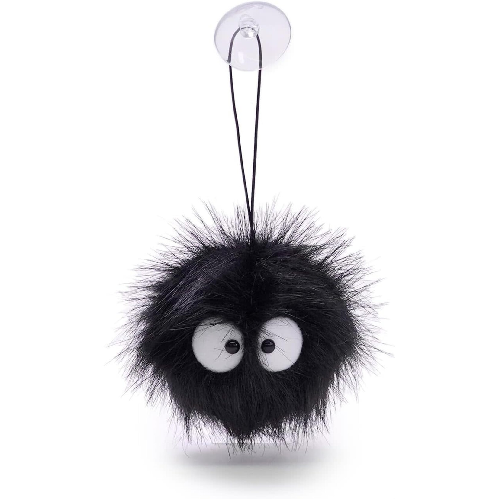 Bandai Soot Sprites (Totoro) Makkuro Kurosuke Plush w/suction cup