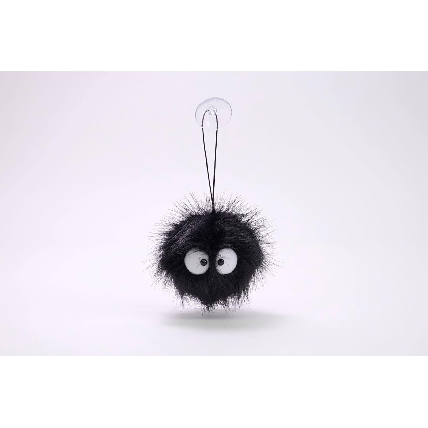 Bandai Soot Sprites (Totoro) Makkuro Kurosuke Plush w/suction cup