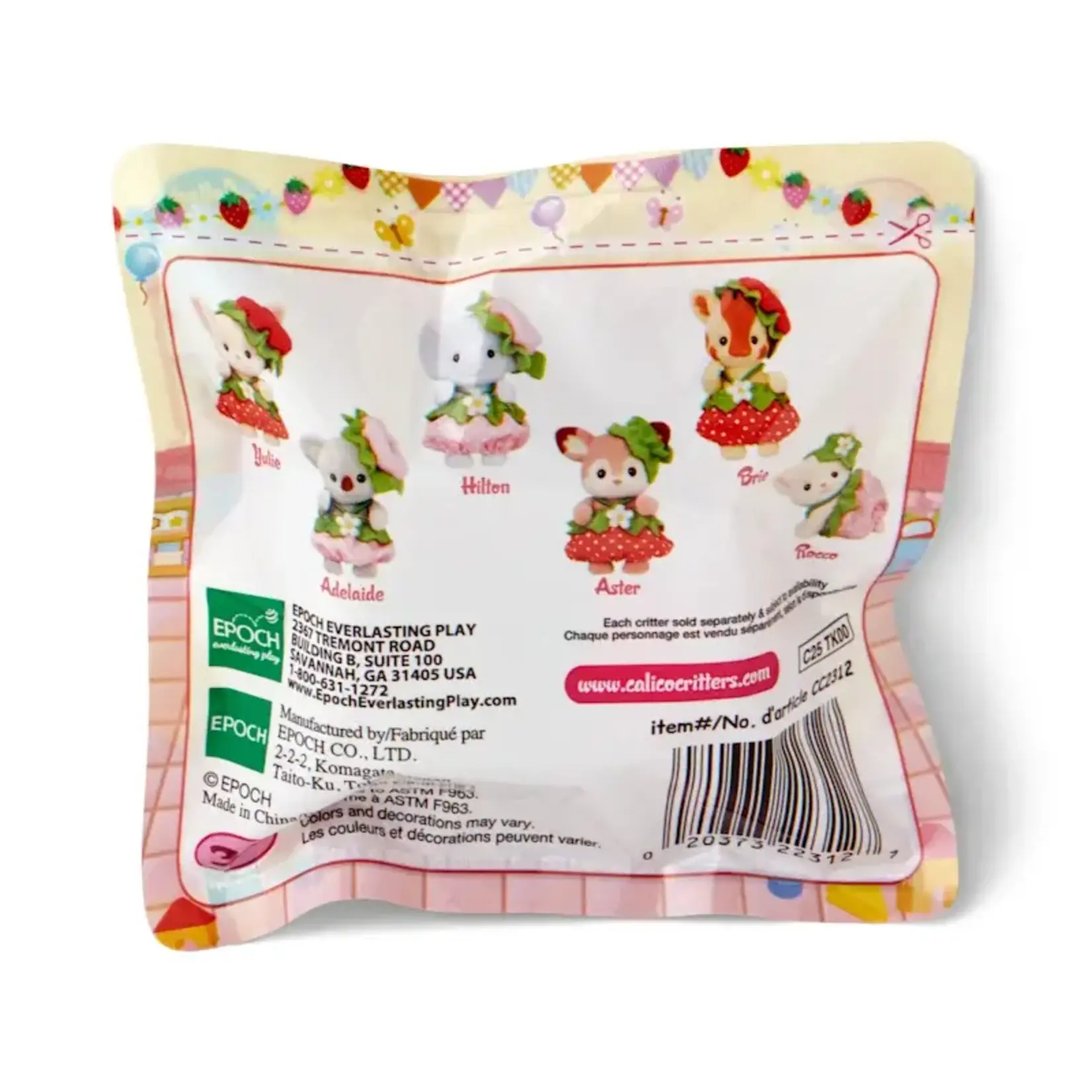 Calico Critters Calico Critters - Very Berry Babies Series CC2312