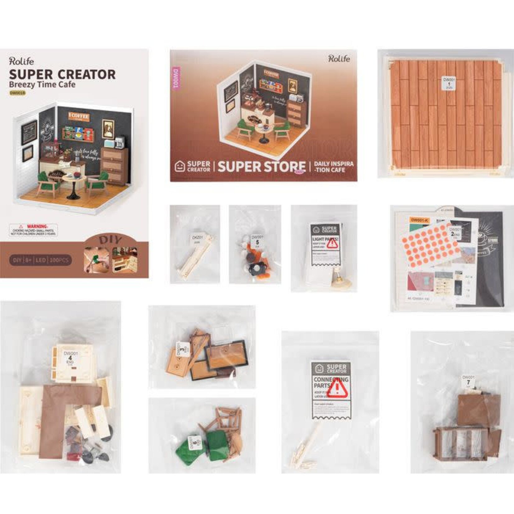 Rolife Rolife - Breezy Time Cafe  - DW001B