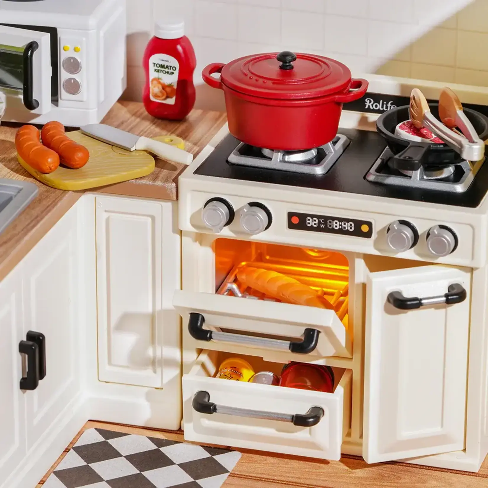 Rolife Rolife - Happy Meals Kitchen  - DW008