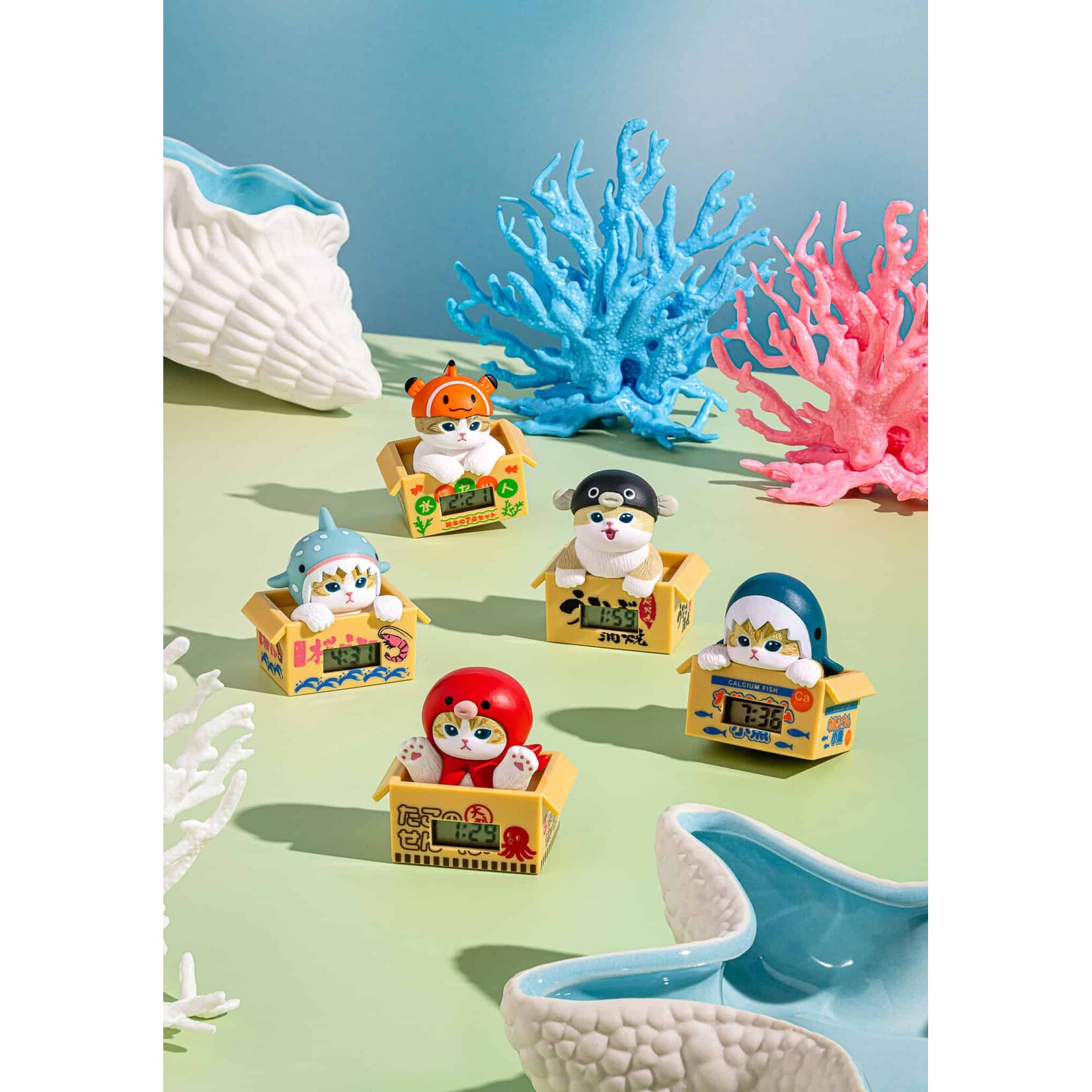 Parade Blind Box - Parade - Mofusand Desk Clock (Marine Life Meow) PRD-31788
