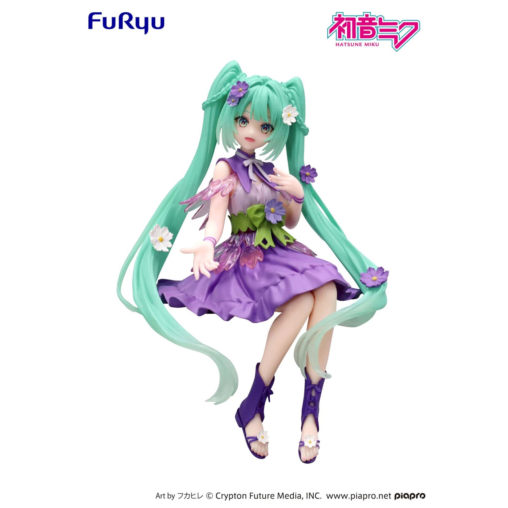 FuRyu Hatsune Miku Noodle Stopper Figure ​(Flower Fairy Cosmos Purple Color ver.) AMU-SHP2925-CI