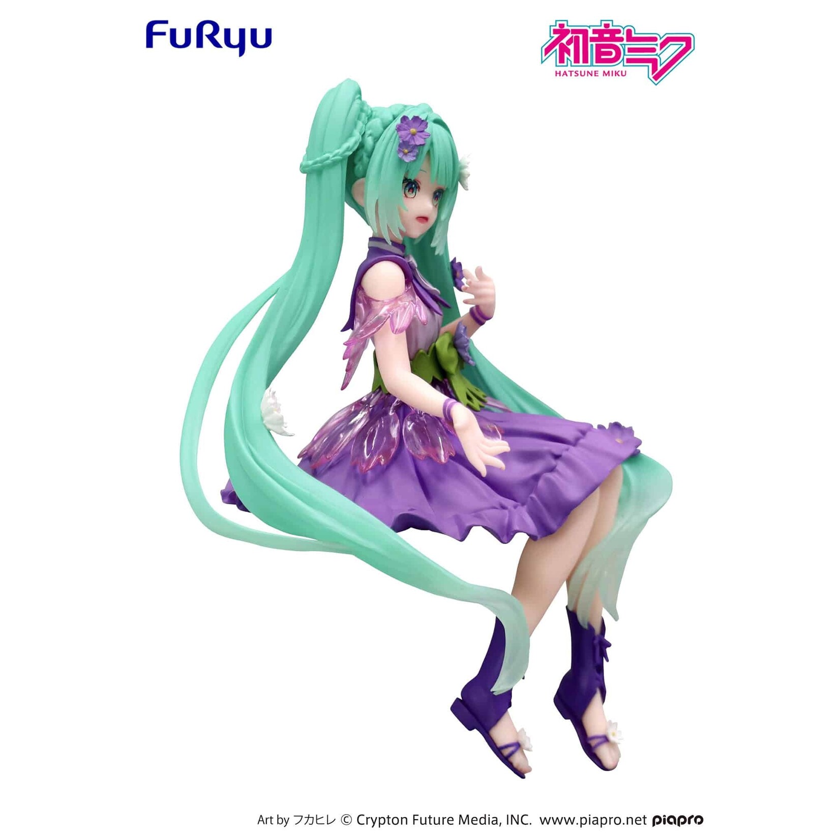 FuRyu Hatsune Miku Noodle Stopper Figure ​(Flower Fairy Cosmos Purple Color ver.) AMU-SHP2925-CI