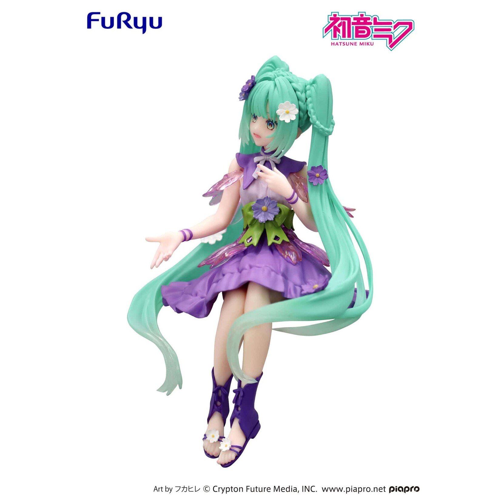 FuRyu Hatsune Miku Noodle Stopper Figure ​(Flower Fairy Cosmos Purple Color ver.) AMU-SHP2925-CI
