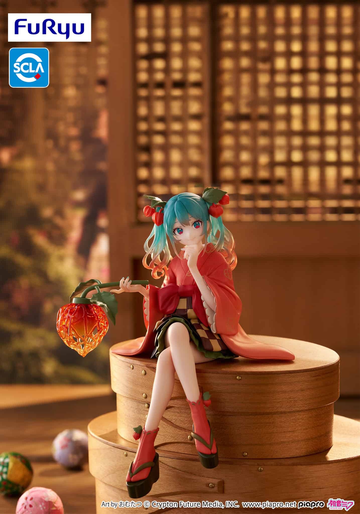Hatsune Miku Noodle Stopper Figure ​(Flower Fairy Winter Cherry