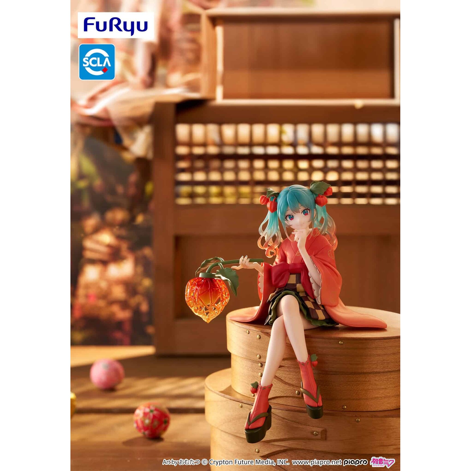 FuRyu Hatsune Miku Noodle Stopper Figure ​(Flower Fairy Winter Cherry) AMU-SHP2845-CI