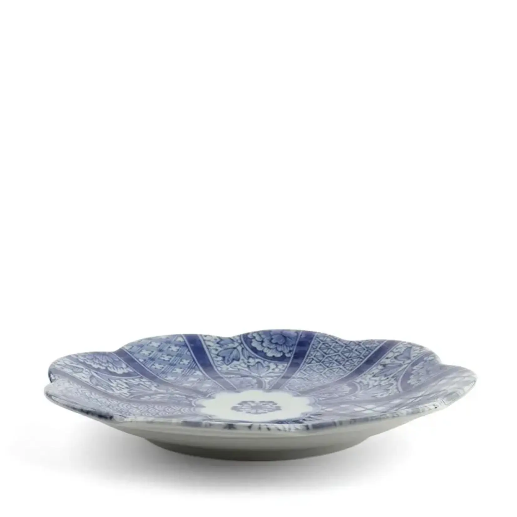 Plate Blue Nishiki 6.5" - J6848