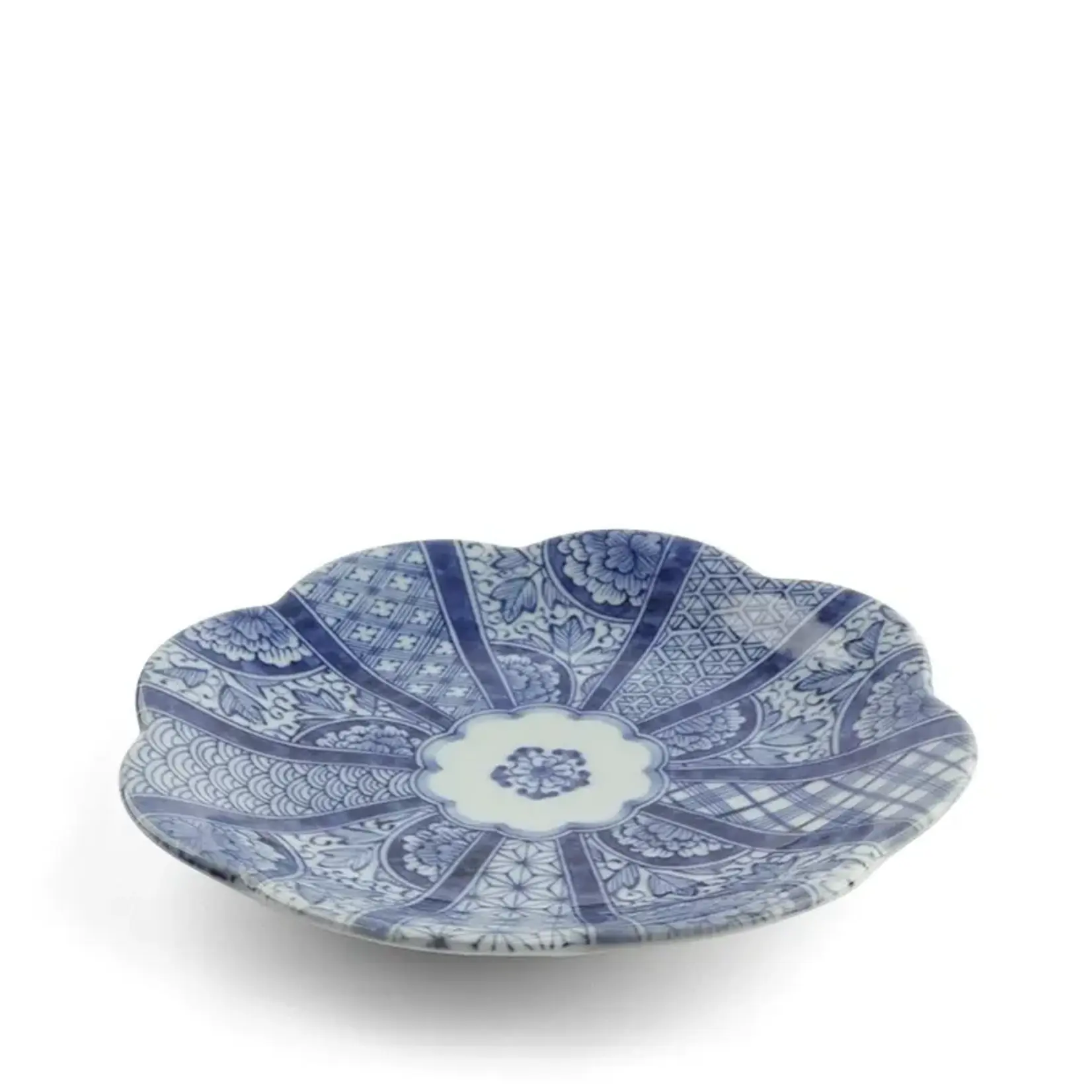 Plate Blue Nishiki 6.5" - J6848