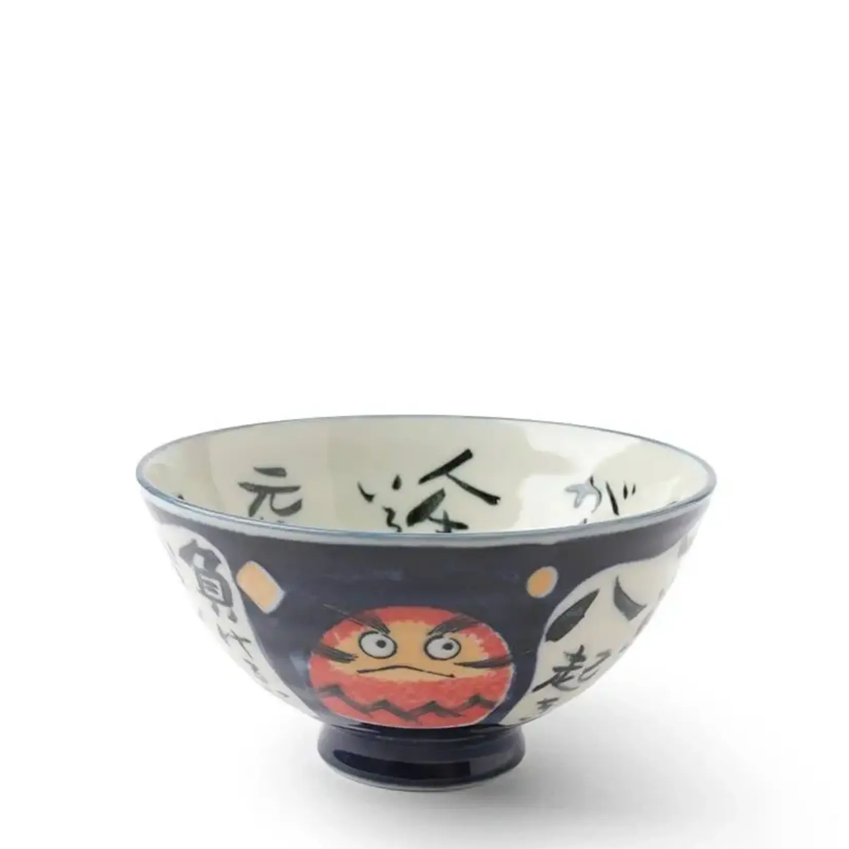 Bowl -  Daruma Dark Blue Rice Bowl - 130-506