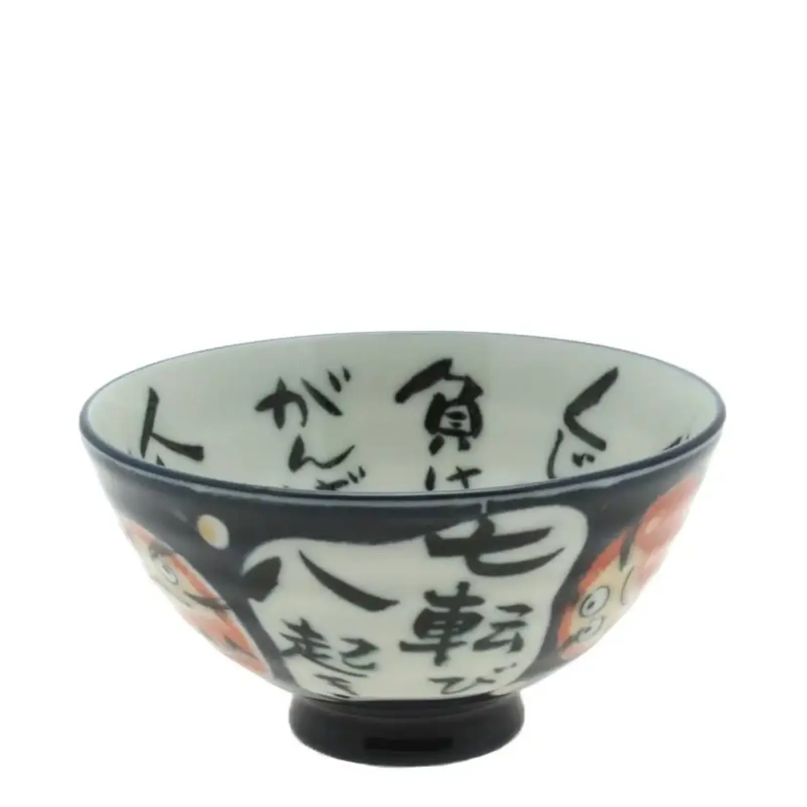 Bowl -  Daruma Dark Blue Rice Bowl - 130-506