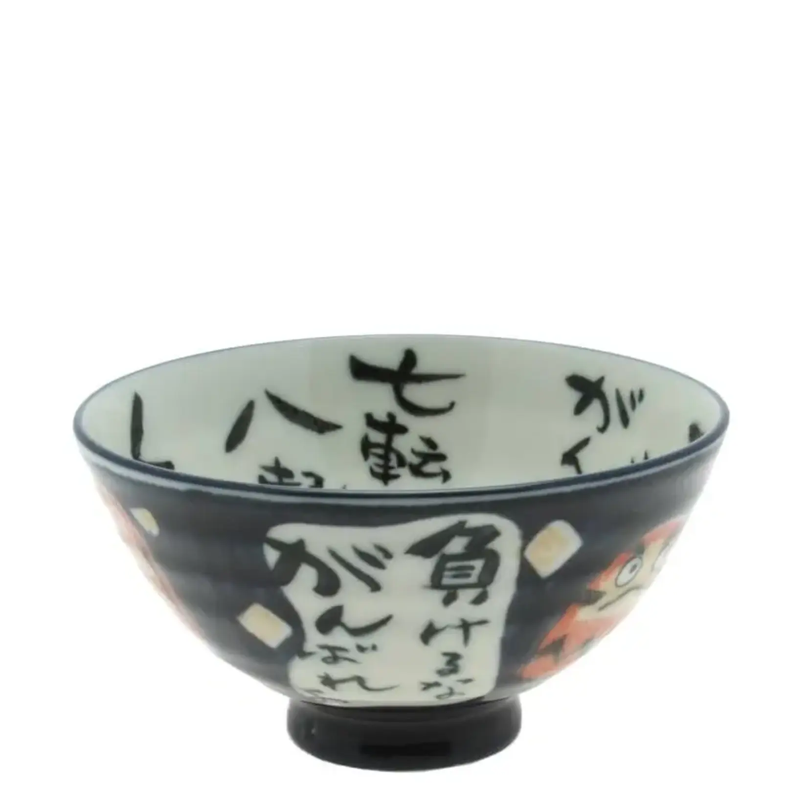 Bowl -  Daruma Dark Blue Rice Bowl - 130-506