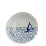Bowl - Blue & White Cat Ice Skating 5.25" 150-312