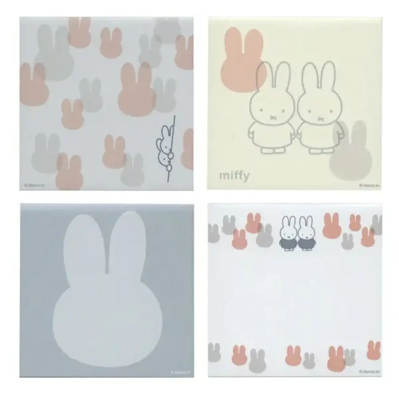 GreenFlash Mini Notepad - Miffy Square Memo Pad (Friend) BM-388