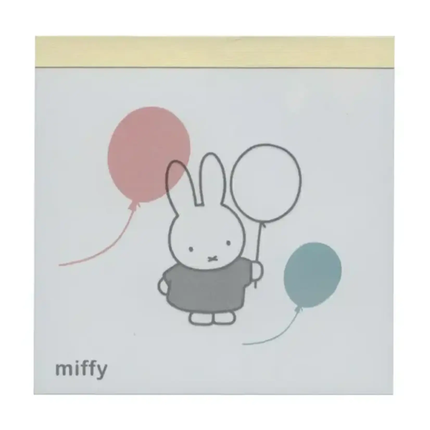 GreenFlash Mini Notepad - Miffy Square Memo Pad (Balloon) BM-385
