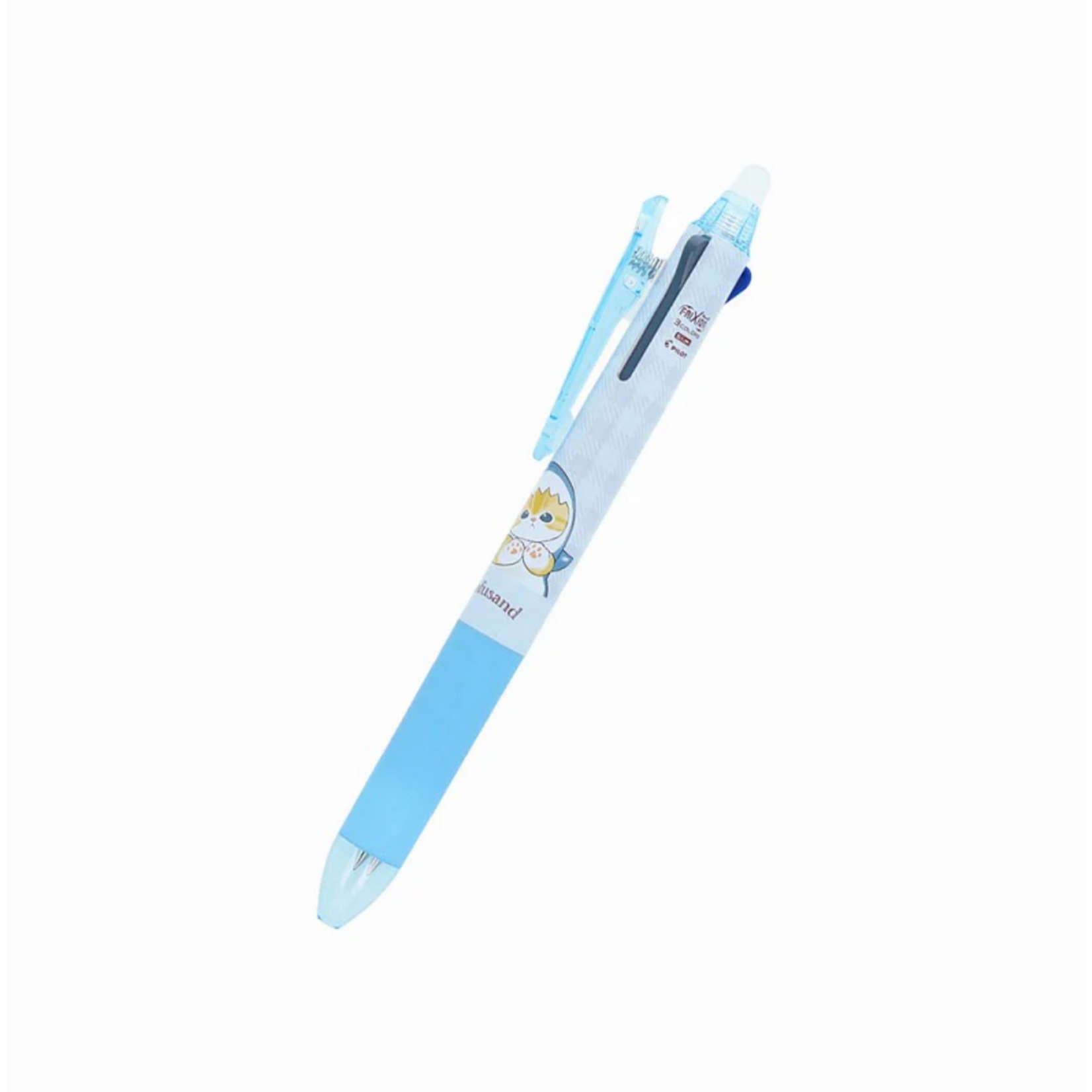 Sun Star Ball Point Pen - mofusand Samenyan 3-Color 0.38mm - erasable
