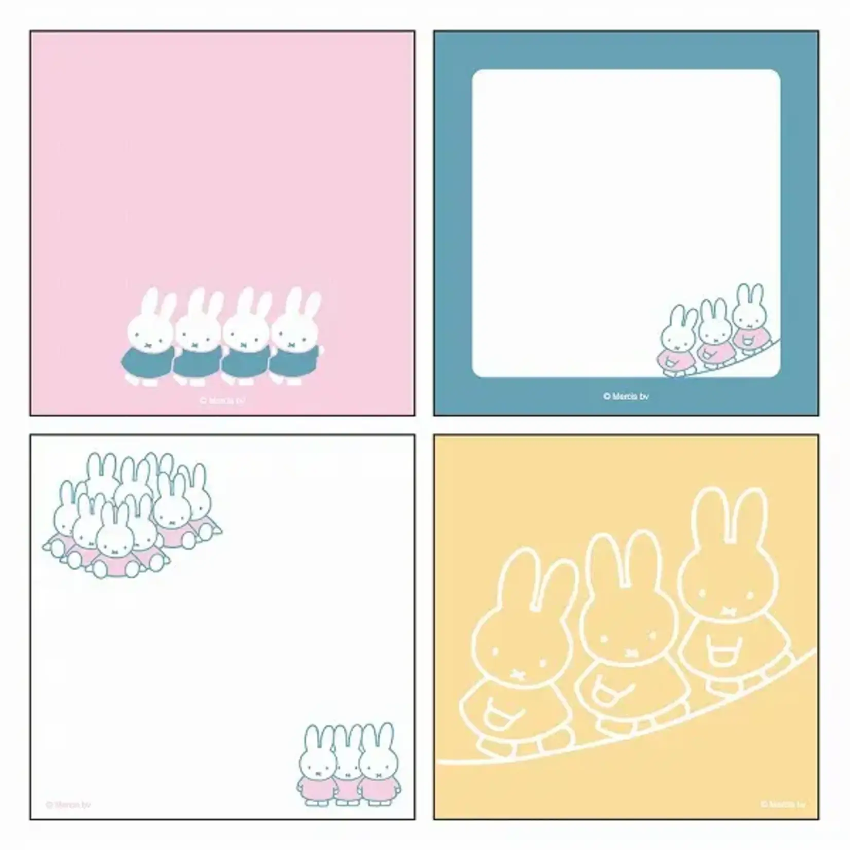 GreenFlash Mini Notepad - Miffy Square Memo Pad (Fun) BM-339