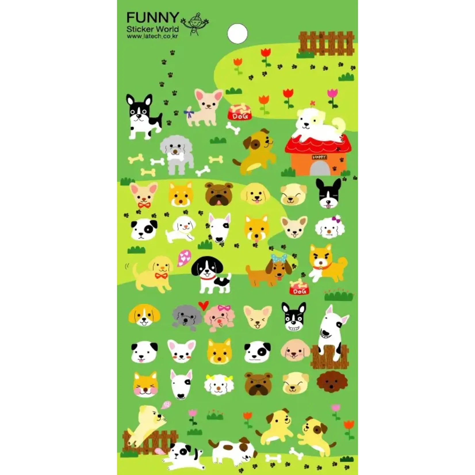 Dog Puffy Stickers - 31304