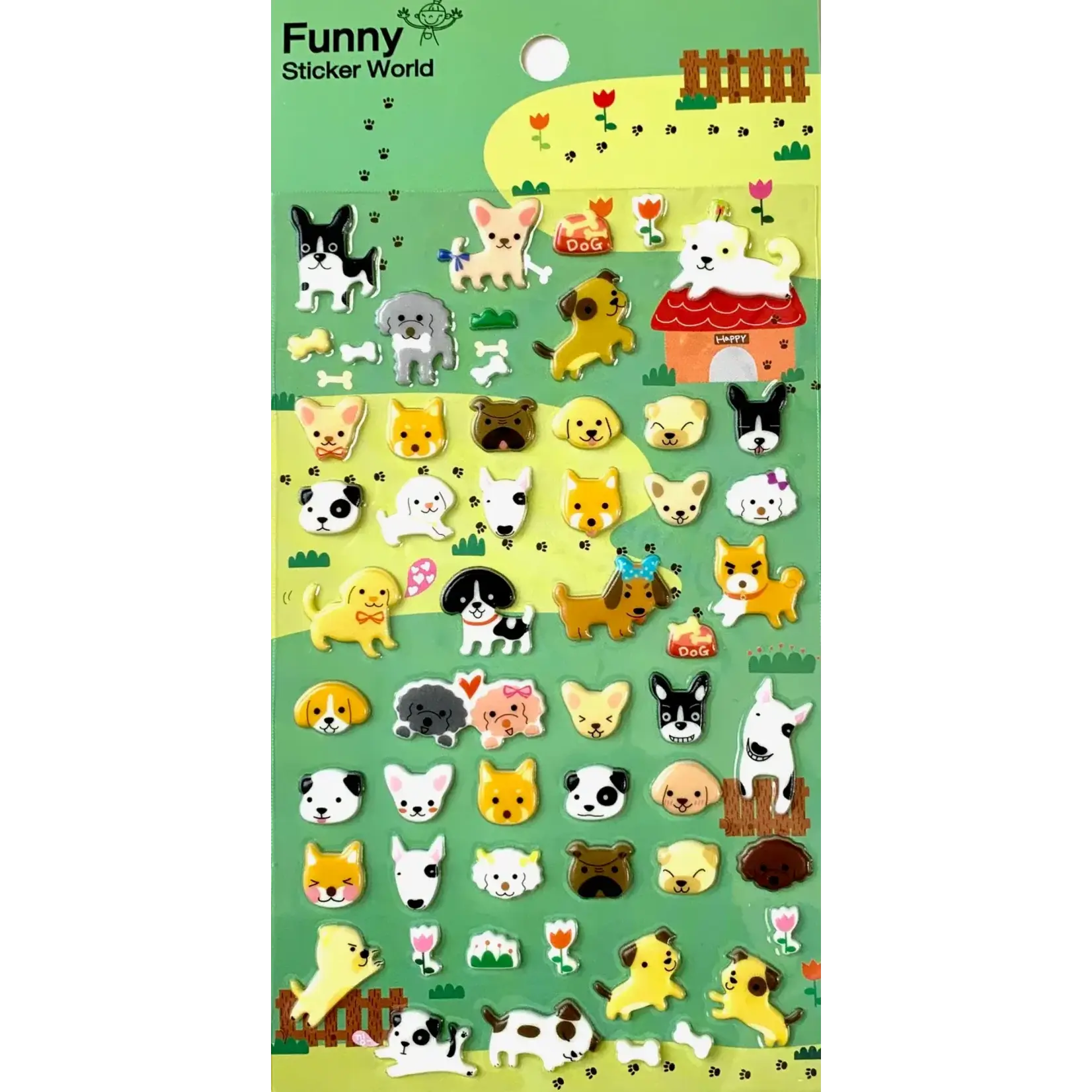 Dog Puffy Stickers - 31304