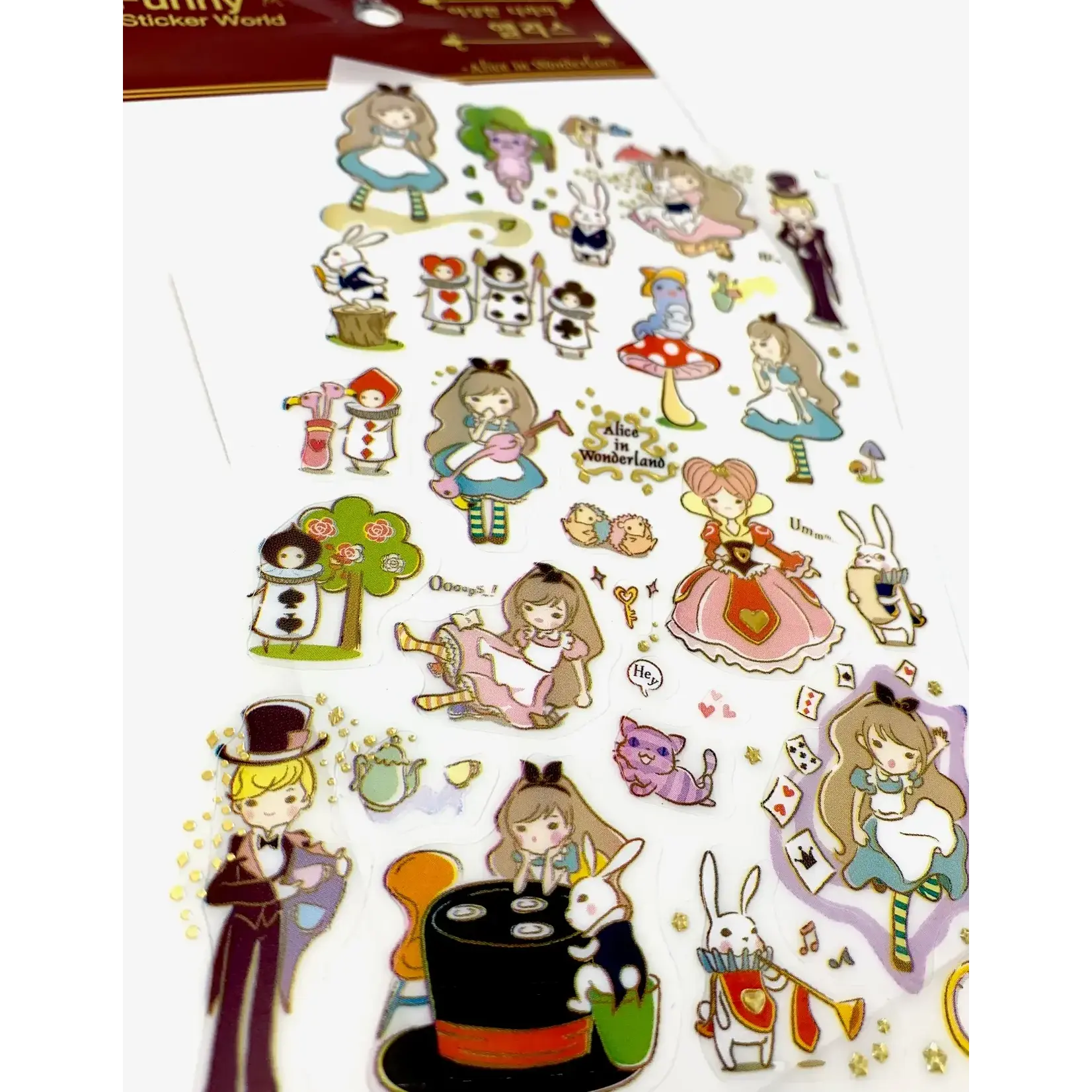 Alice in Wonderland PVC Stickers - 31465