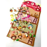 Fairy in Wonderland Puffy Stickers - 40597