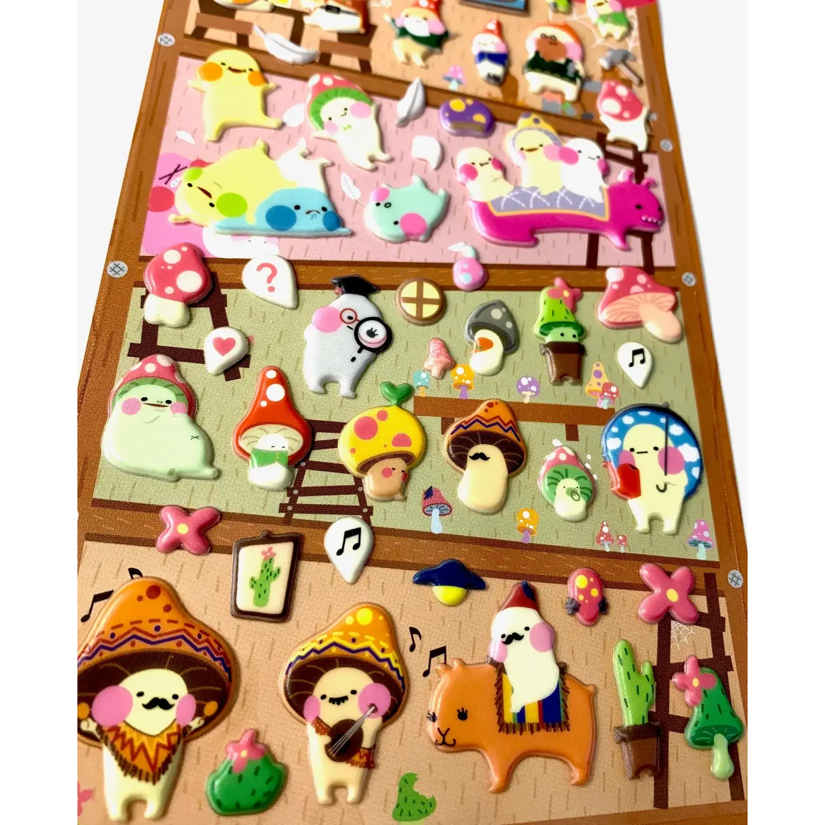 Fairy in Wonderland Puffy Stickers - 40597