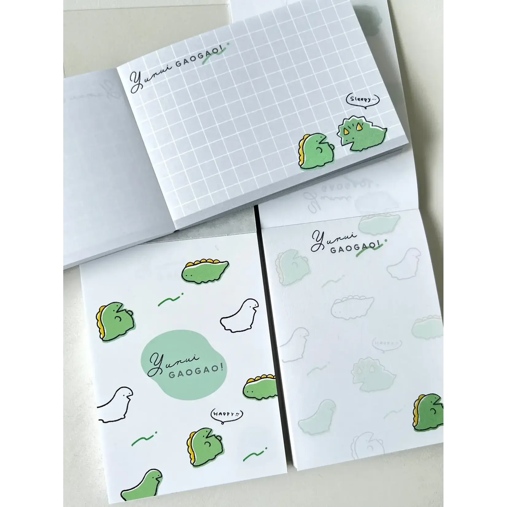 Kamio Yurui Gao Gao Dinosaur Mini Notepad - 209556