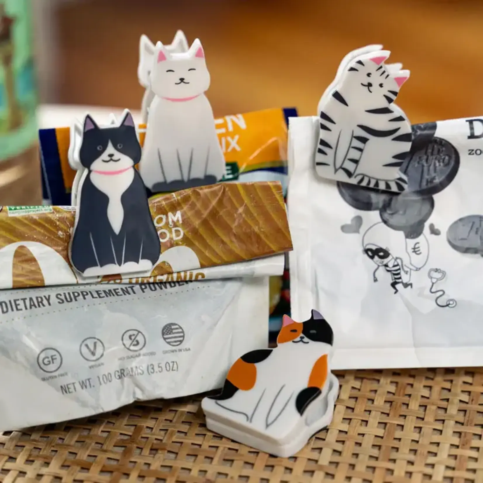 Kitty Bag Clips Set of 4 - BC50