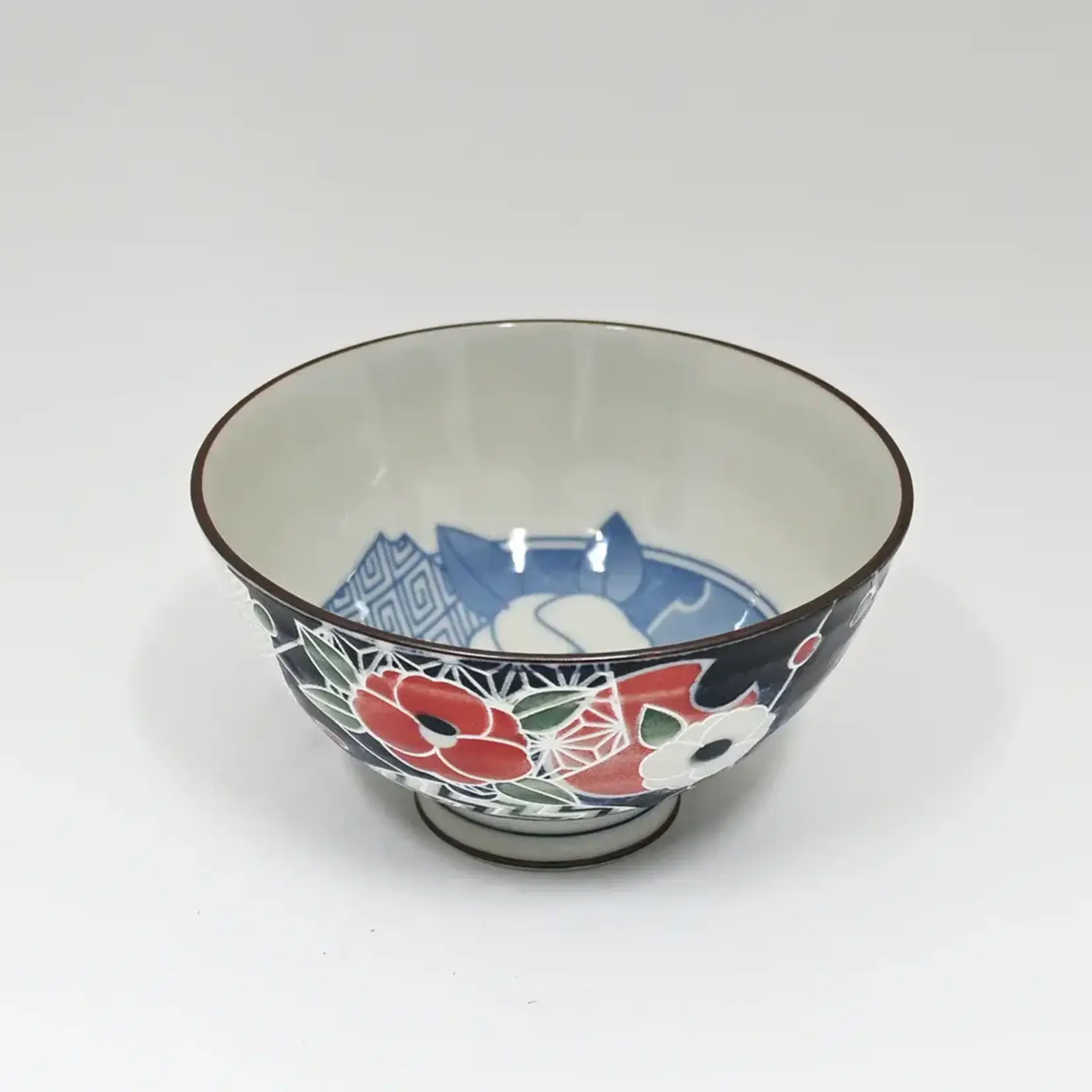Bowl -  Tsubaki Navy Rice Bowl - BRC45-TBK-NV